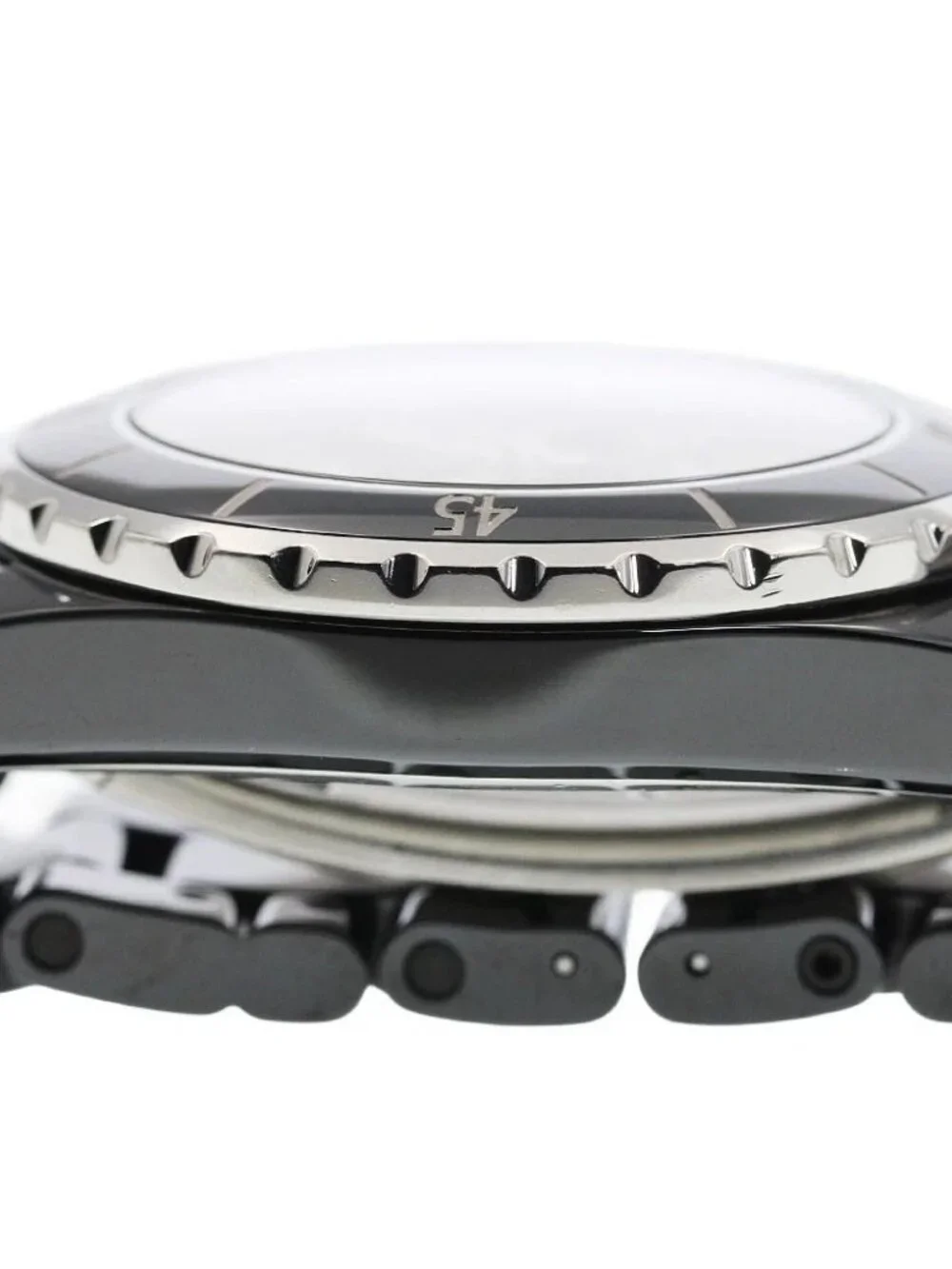 CHANEL J12 H0685 Black Ceramic 38MM Date black Dial Automatic Men's Watch_946621
